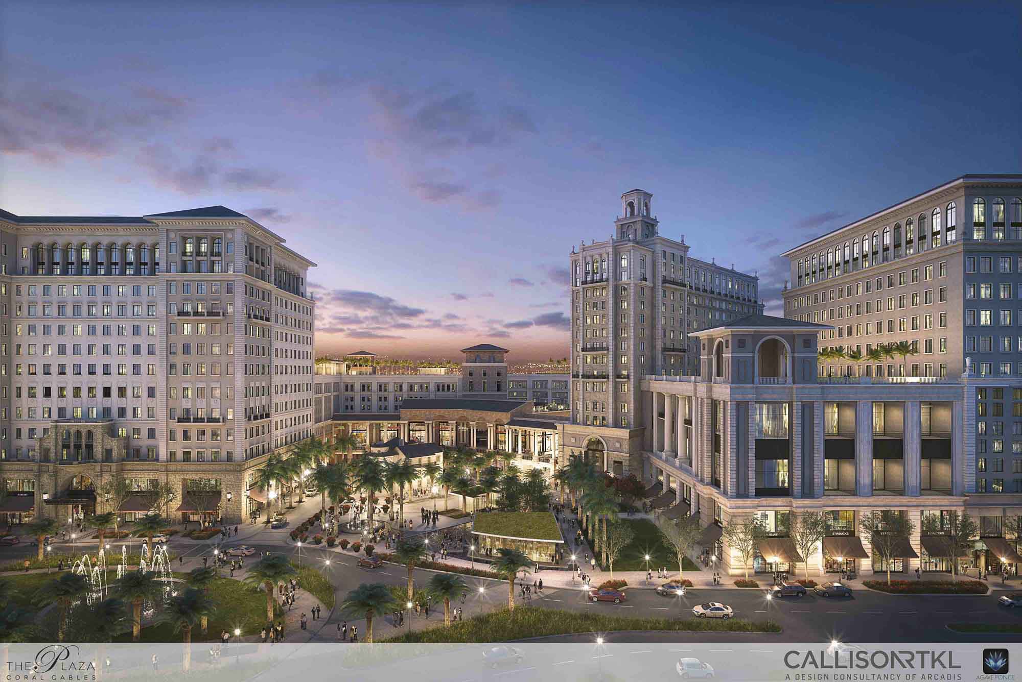 The Plaza at Coral Gables, Retail Mixed Use; destination