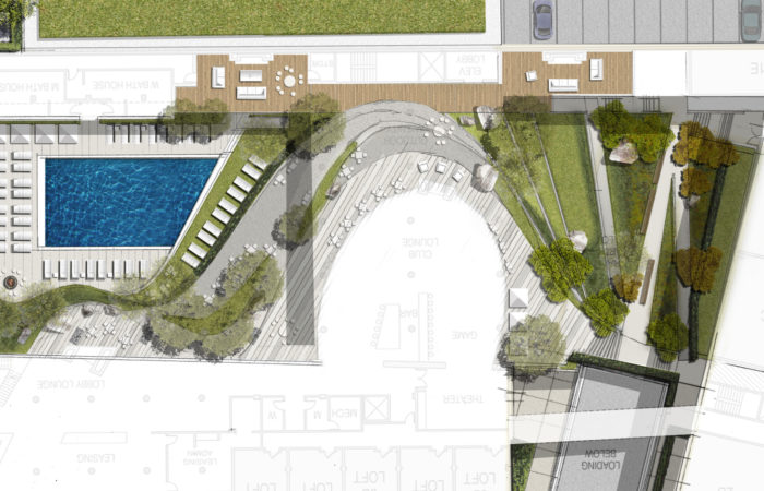 Pool rendering White Flint