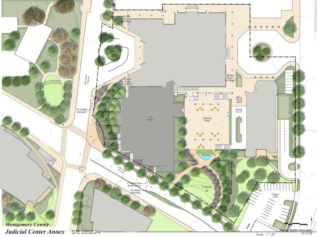 Montgomery County Judicial Center Annex Mahan Rykiel Associates