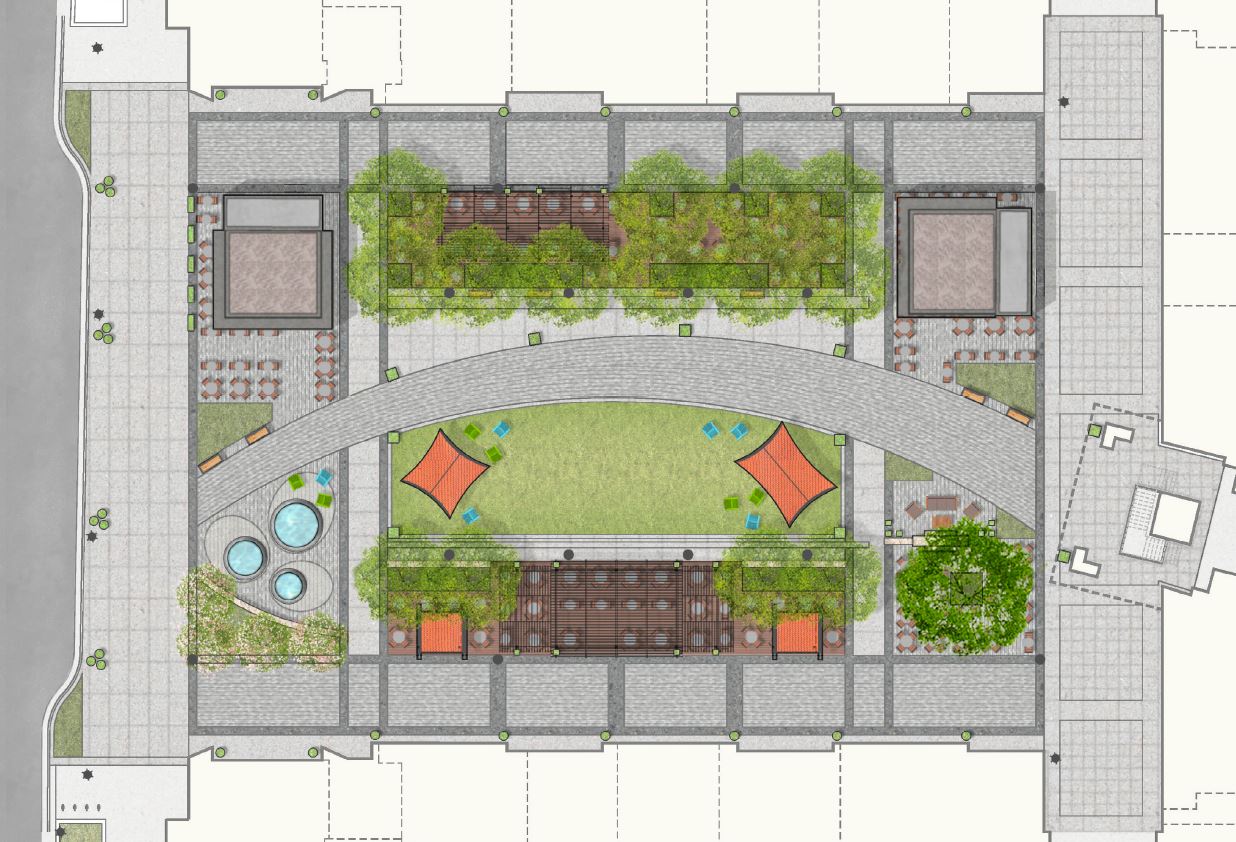 Pentagon Row Plan