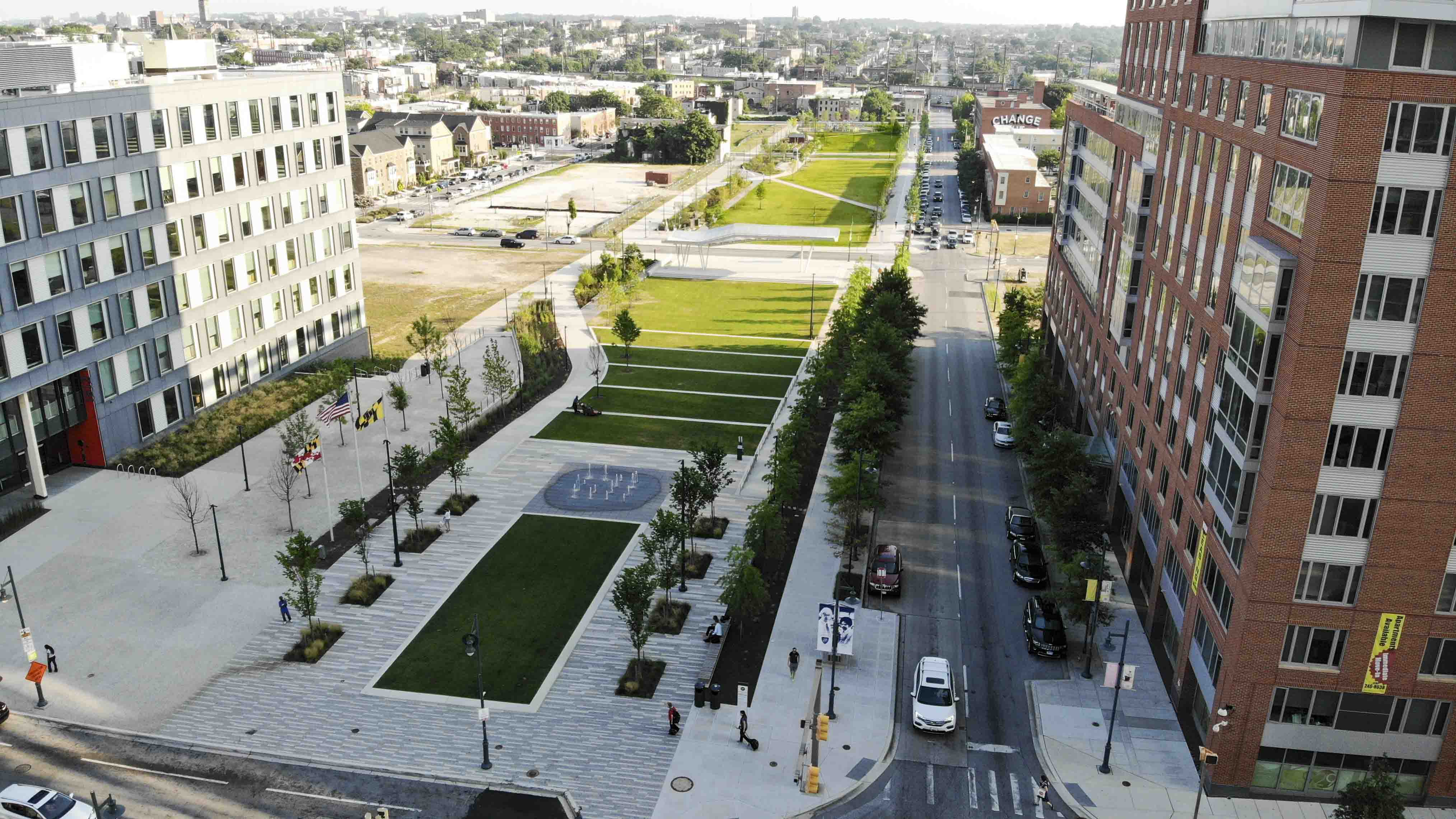 Picture of Eager Park, designed by Mahan Rykiel Associates Landscape Architecture, Urban Design and Planning.