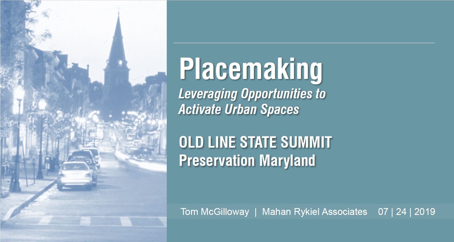 Mahan Rykiel at Old Line State Summit
