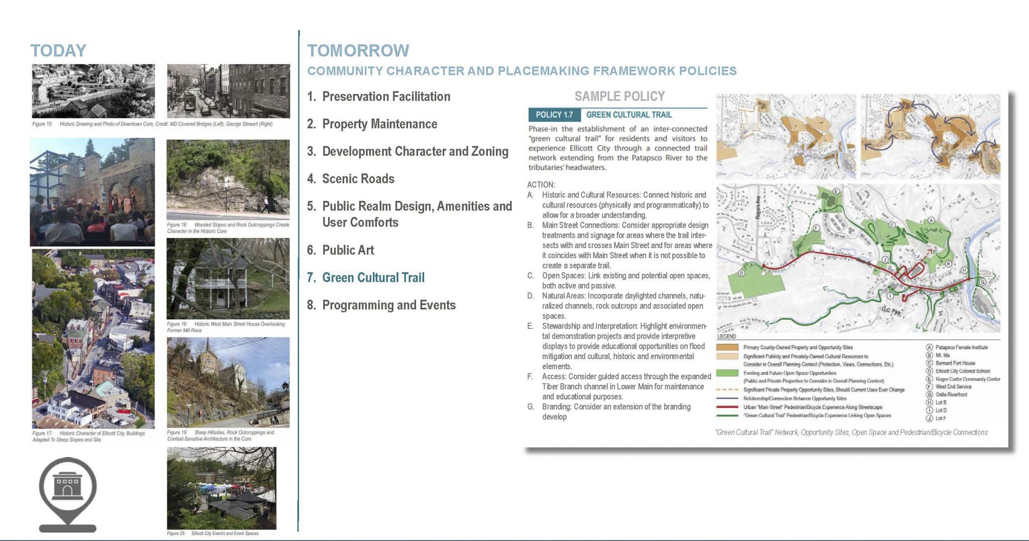 Ellicott City Master Plan: COMMUNITY CHARACTER AND PLACEMAKING