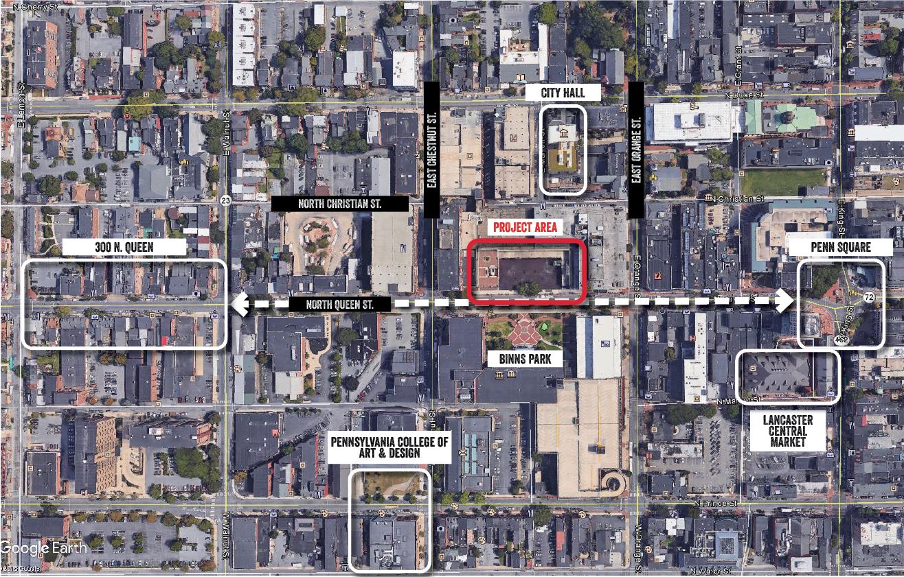 Ewell Plaza Site Context