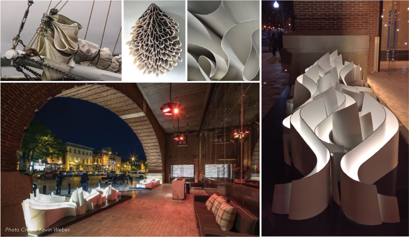 Entrance sculpture at Pendry
