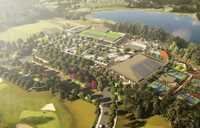 Overall Site Concept for Kalamazoo Country Club facing Northeast.