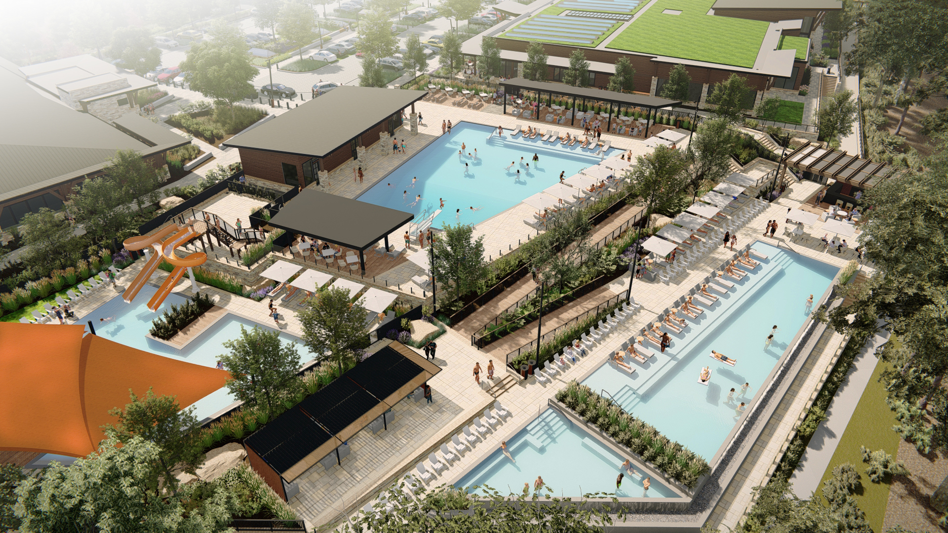 Swimming Pool Concept at Kalamazoo Country Club