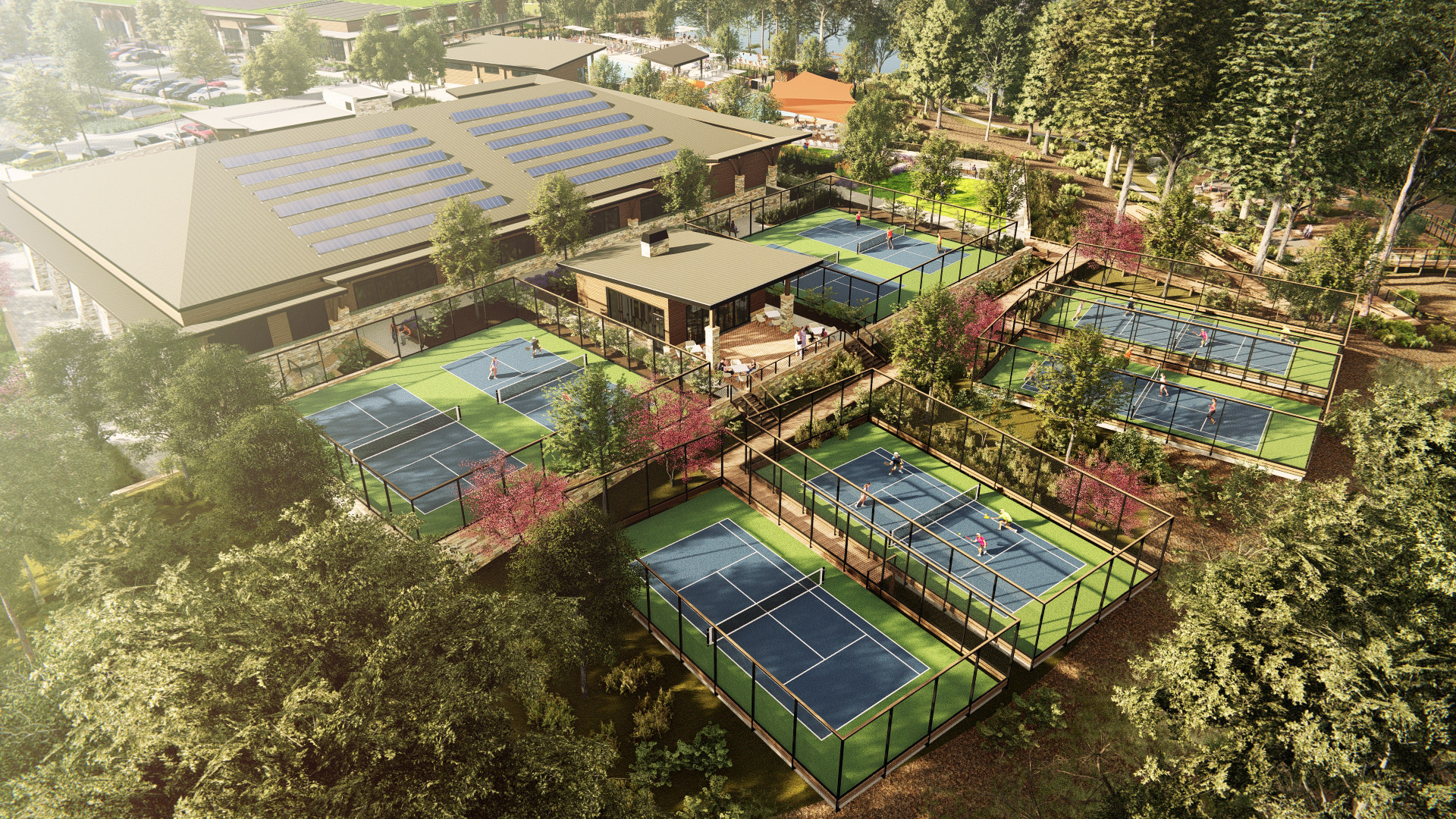 Tennis Courts Concept at Kalamazoo Country Club