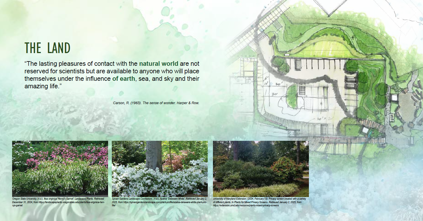 The plantings will not only provide aesthetic beauty but also support local wildlife, emphasizing Carson’s understanding of the delicate balance that sustains ecosystems.