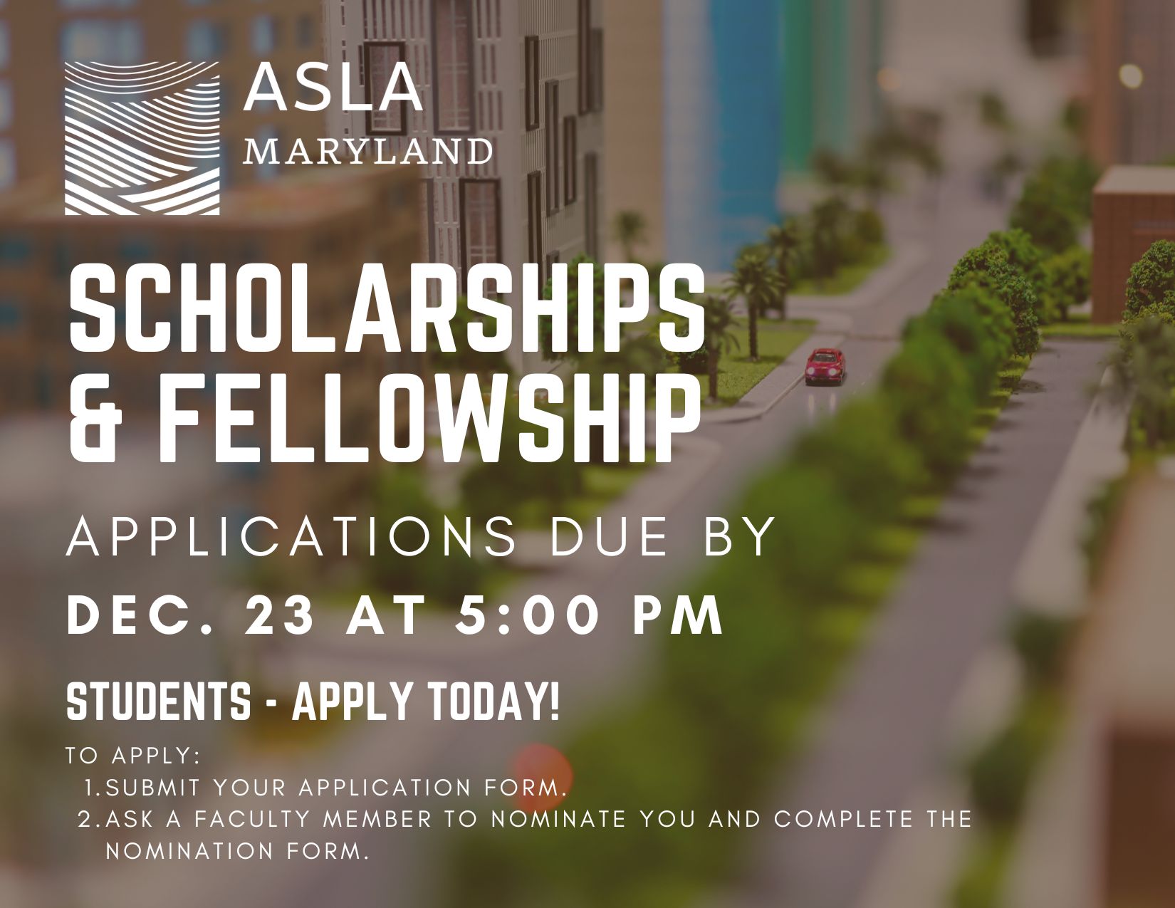 ASLA Scholarship Graphic
